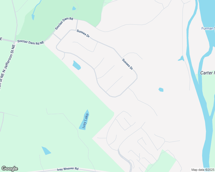 map of restaurants, bars, coffee shops, grocery stores, and more near 3729 Sussex Drive in Milledgeville