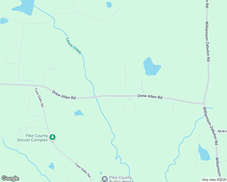 map of restaurants, bars, coffee shops, grocery stores, and more near 714 Drew Allen Road in Williamson