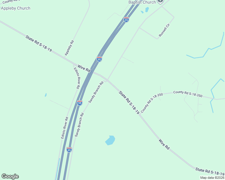 map of restaurants, bars, coffee shops, grocery stores, and more near 113 Sandy Branch Road in Saint George