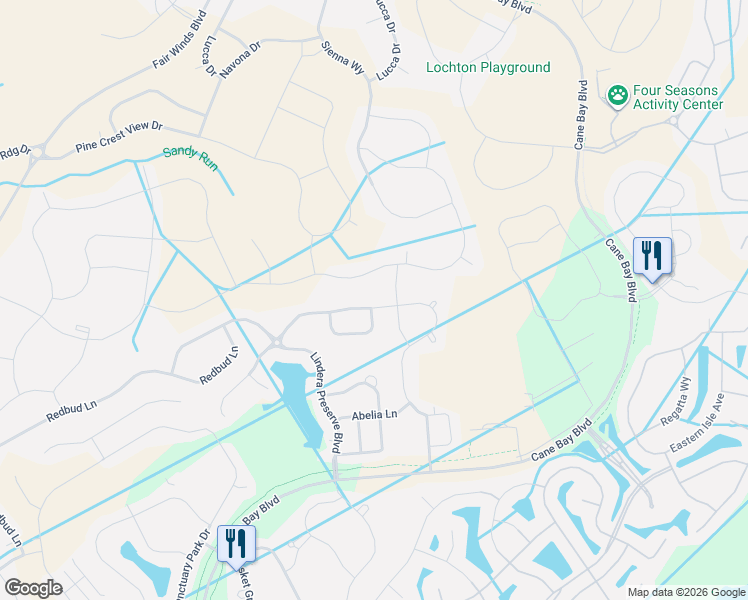 map of restaurants, bars, coffee shops, grocery stores, and more near 456 Whispering Breeze Lane in Summerville