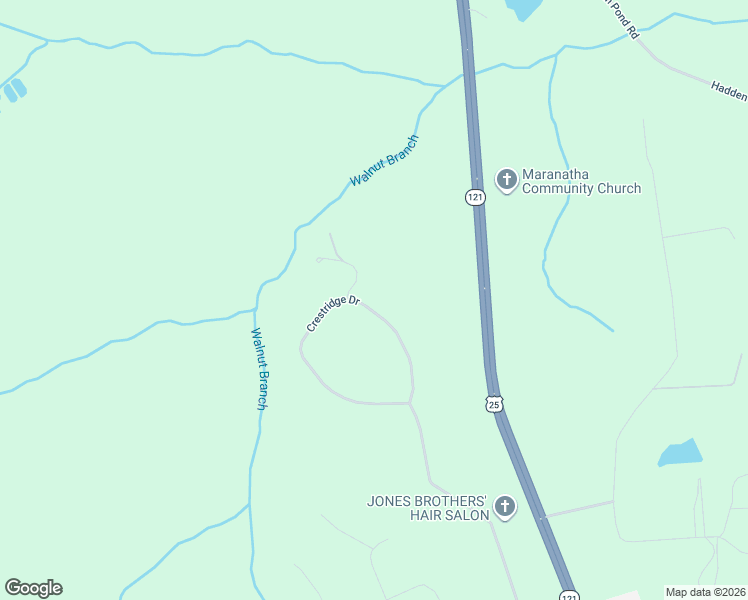 map of restaurants, bars, coffee shops, grocery stores, and more near 227 Crest Ridge Drive in Waynesboro