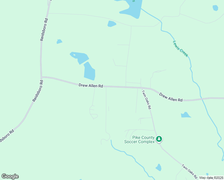 map of restaurants, bars, coffee shops, grocery stores, and more near 1716 Drew Allen Road in Williamson