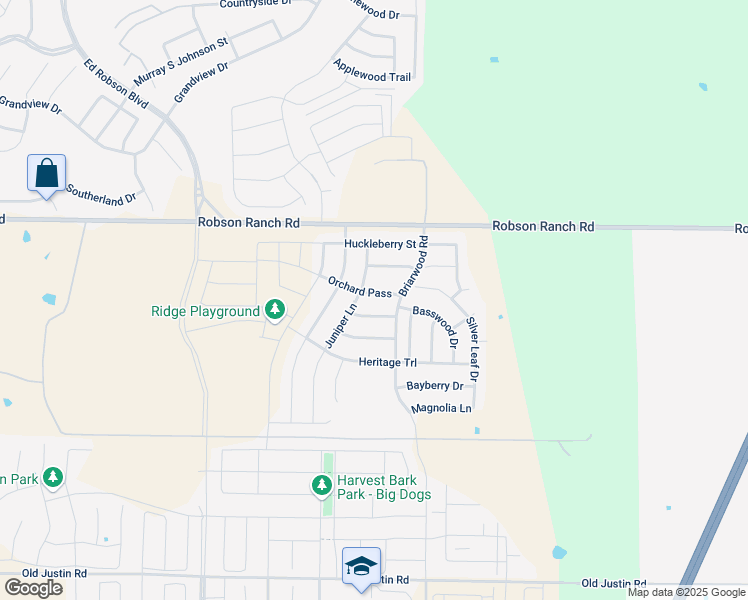 map of restaurants, bars, coffee shops, grocery stores, and more near 2800 Juniper Lane in Northlake