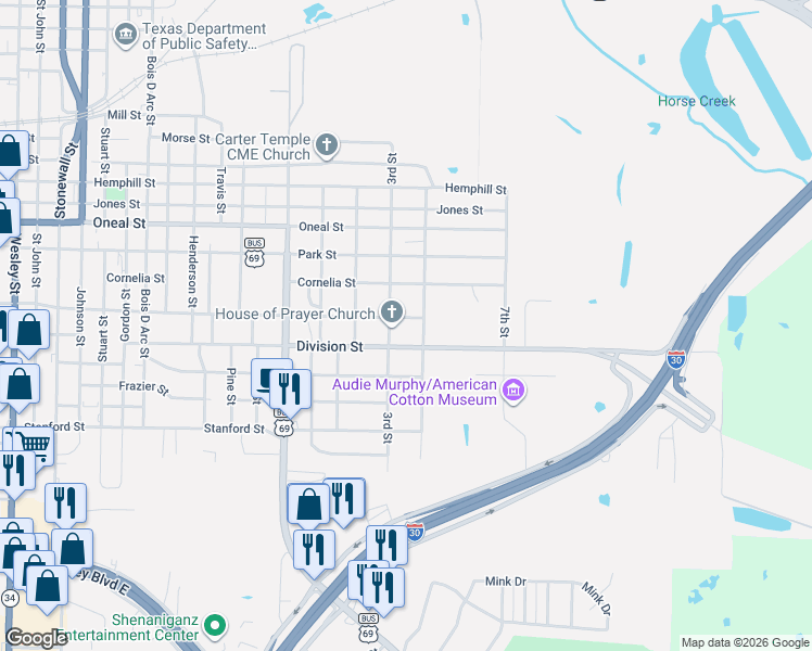 map of restaurants, bars, coffee shops, grocery stores, and more near 1104 Walworth Street in Greenville