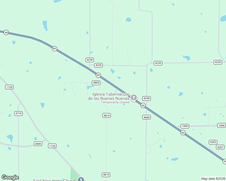 map of restaurants, bars, coffee shops, grocery stores, and more near 4575 Highway 49 in Cookville
