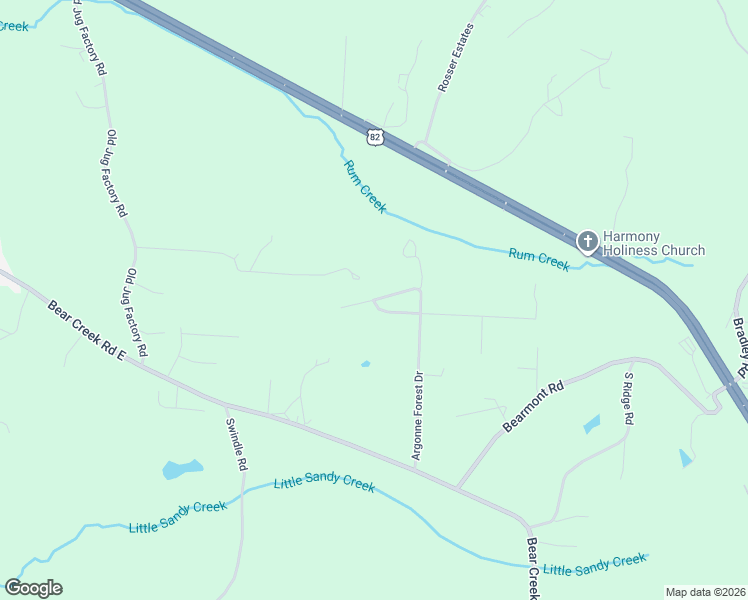 map of restaurants, bars, coffee shops, grocery stores, and more near 3506 Argonne Road in Duncanville