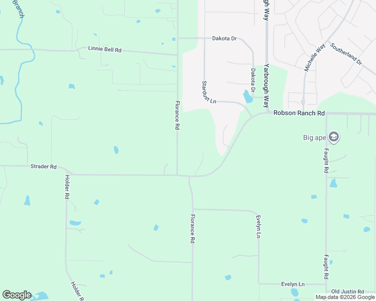 map of restaurants, bars, coffee shops, grocery stores, and more near 6231 County Road 330 in Northlake