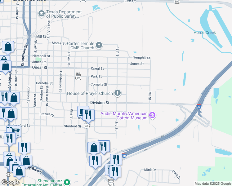 map of restaurants, bars, coffee shops, grocery stores, and more near 1200 Walworth Street in Greenville