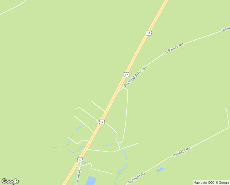 map of restaurants, bars, coffee shops, grocery stores, and more near 10728 U.S 17 in McClellanville