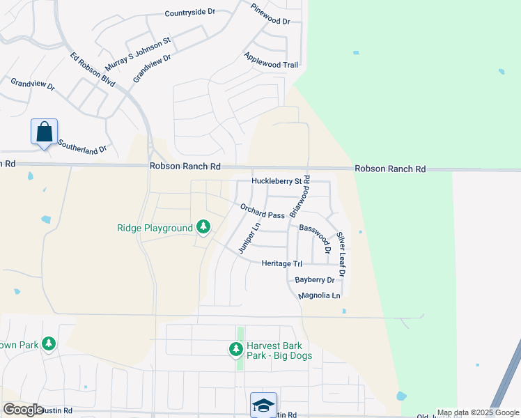 map of restaurants, bars, coffee shops, grocery stores, and more near 2800 Juniper Lane in Northlake