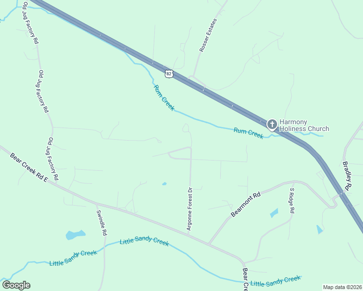 map of restaurants, bars, coffee shops, grocery stores, and more near 3506-3522 Argonne Road in Duncanville