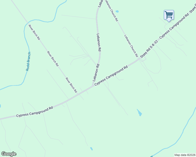 map of restaurants, bars, coffee shops, grocery stores, and more near 1004 Lebanon Road in Ridgeville
