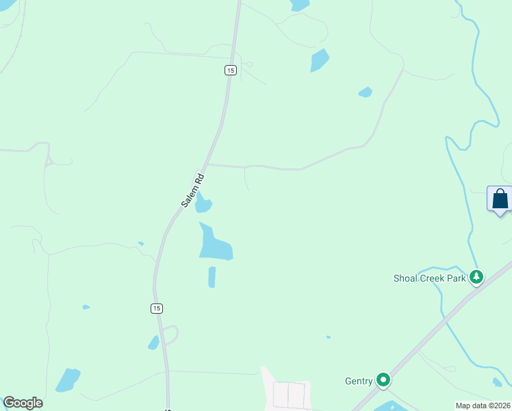 map of restaurants, bars, coffee shops, grocery stores, and more near 1502 Salem Road in Montevallo