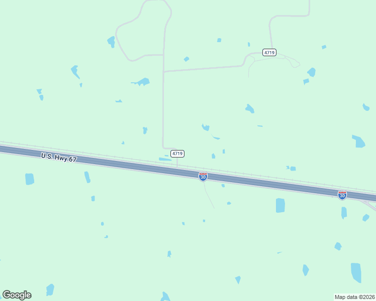 map of restaurants, bars, coffee shops, grocery stores, and more near 59 County Road 4719 in Cumby