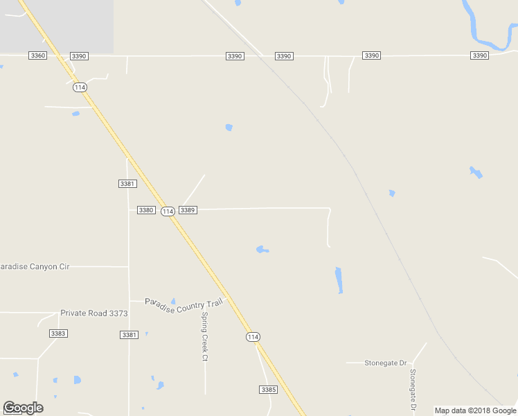 map of restaurants, bars, coffee shops, grocery stores, and more near County Road 3389 in Wise County