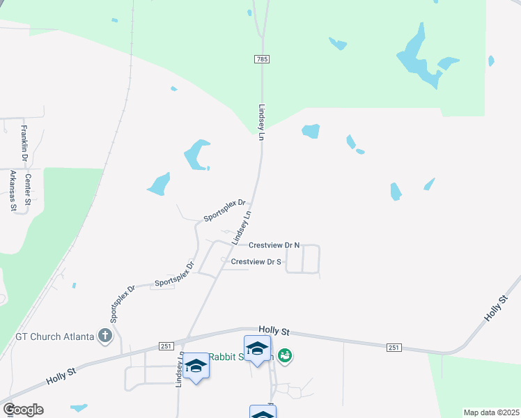 map of restaurants, bars, coffee shops, grocery stores, and more near 1522 Lindsey Lane in Atlanta