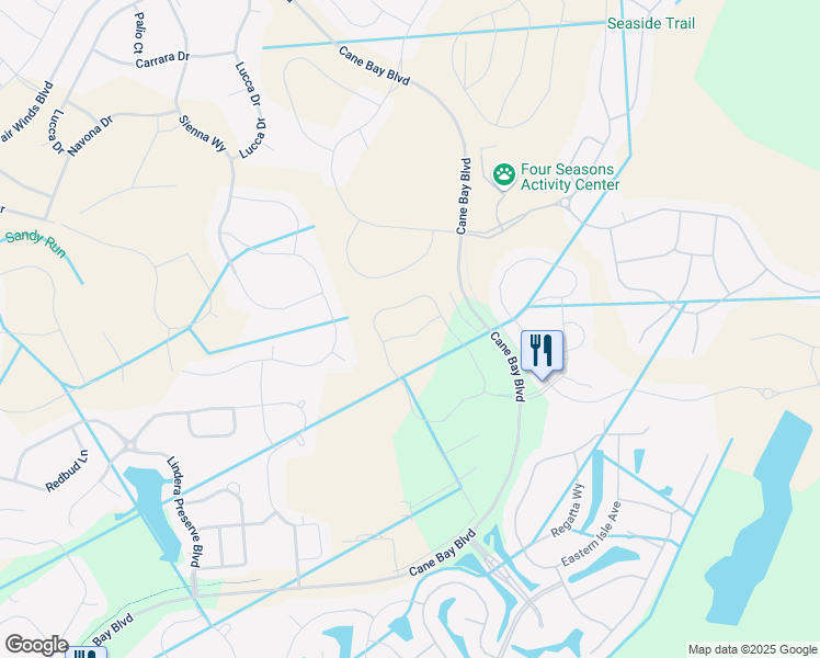 map of restaurants, bars, coffee shops, grocery stores, and more near 111 Rouen Lane in Summerville