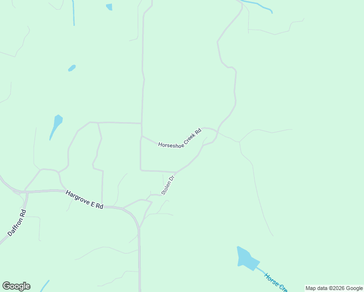 map of restaurants, bars, coffee shops, grocery stores, and more near Horseshoe Creek Road in Cottondale