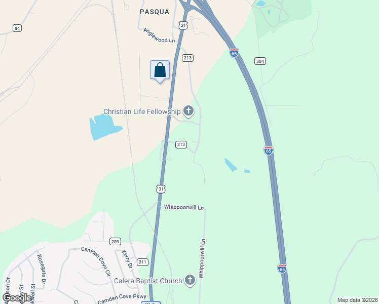 map of restaurants, bars, coffee shops, grocery stores, and more near in Calera
