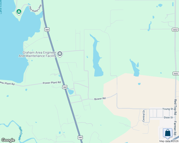 map of restaurants, bars, coffee shops, grocery stores, and more near 150 Timberidge Lake Road in Graham