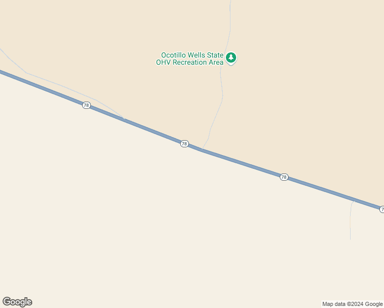 map of restaurants, bars, coffee shops, grocery stores, and more near 7189 California 78 in Borrego Springs