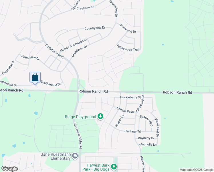 map of restaurants, bars, coffee shops, grocery stores, and more near 10000 Baywood Court in Denton