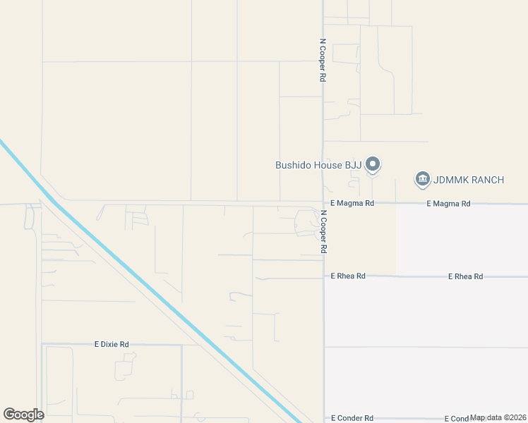 map of restaurants, bars, coffee shops, grocery stores, and more near 27728 North Desert Sky Road in Florence