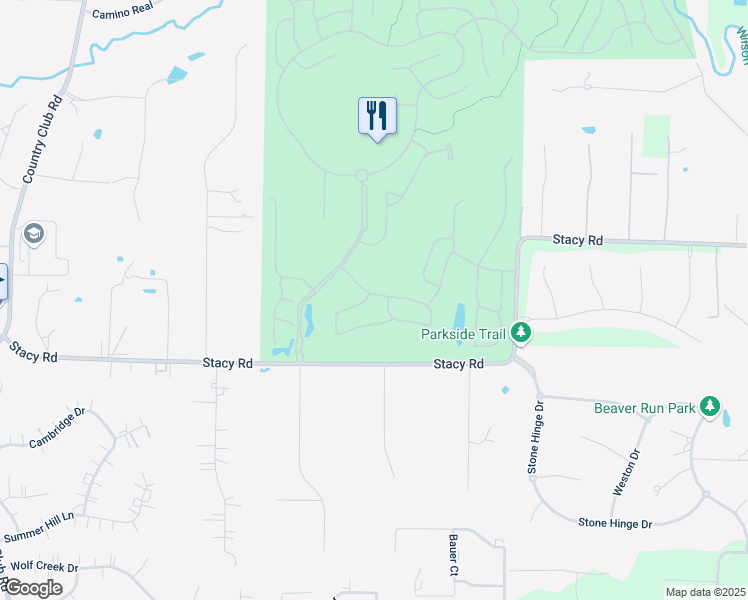 map of restaurants, bars, coffee shops, grocery stores, and more near 1357 Shadow Creek Drive in Fairview