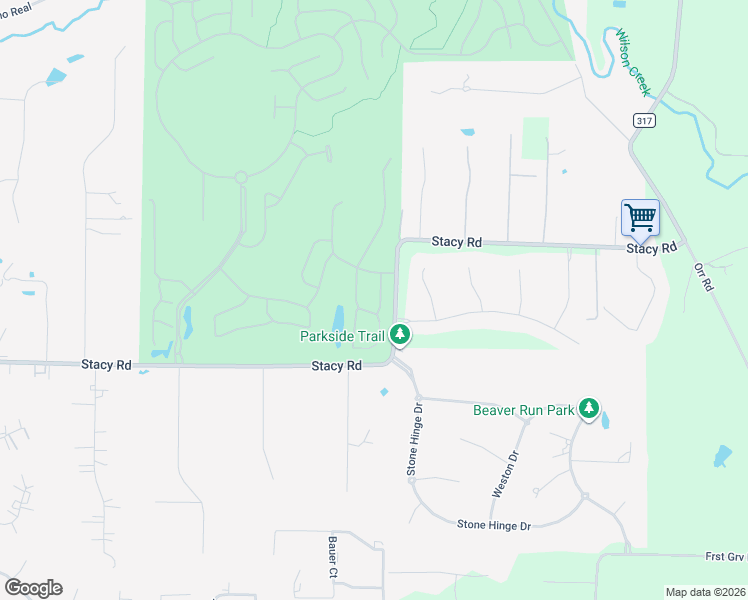 map of restaurants, bars, coffee shops, grocery stores, and more near 360 Rio Bravo Drive in Fairview
