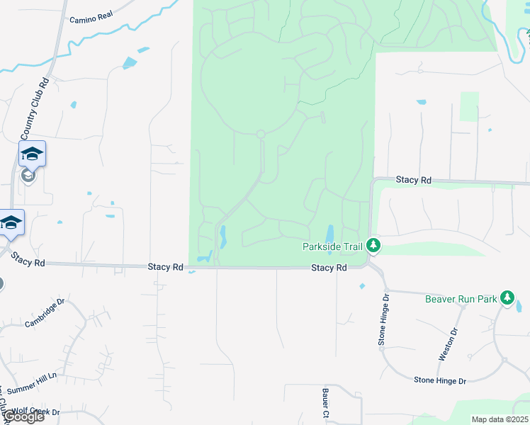 map of restaurants, bars, coffee shops, grocery stores, and more near 1357 Shadow Creek Drive in Fairview