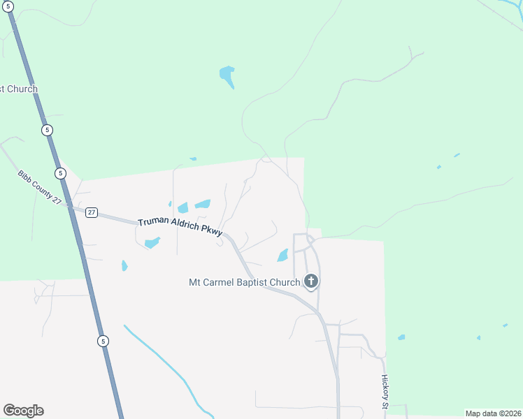 map of restaurants, bars, coffee shops, grocery stores, and more near 105 Hills Mine Avenue in West Blocton