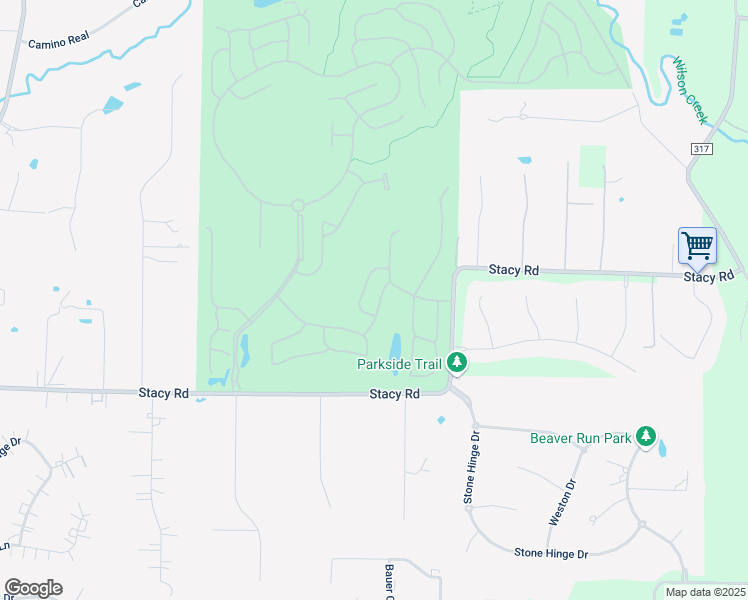 map of restaurants, bars, coffee shops, grocery stores, and more near 351 Hitching Post Drive in Fairview