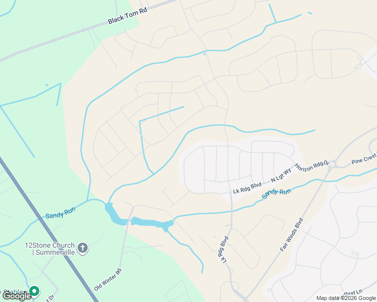 map of restaurants, bars, coffee shops, grocery stores, and more near 169 Old Winter Road in Summerville
