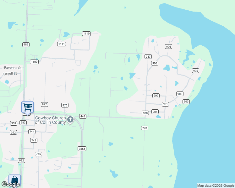 map of restaurants, bars, coffee shops, grocery stores, and more near 10275 County Road 448 in Princeton