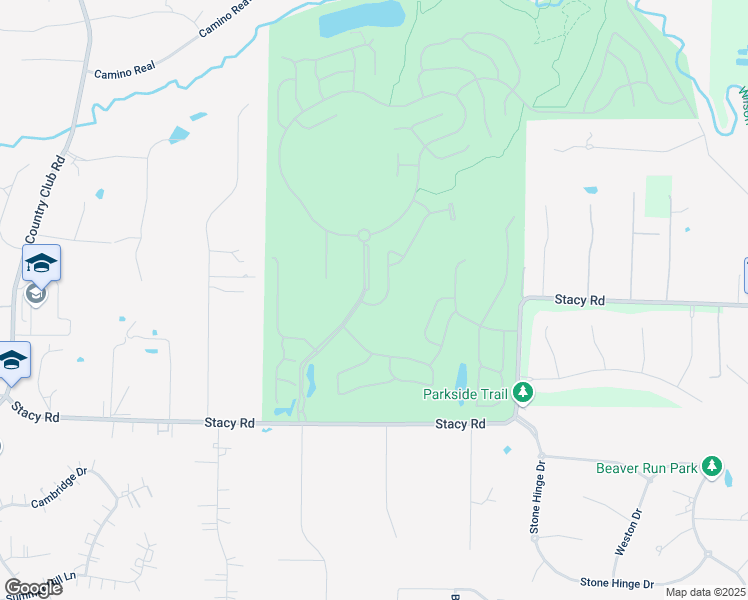 map of restaurants, bars, coffee shops, grocery stores, and more near 404 Long Cove Drive in McKinney