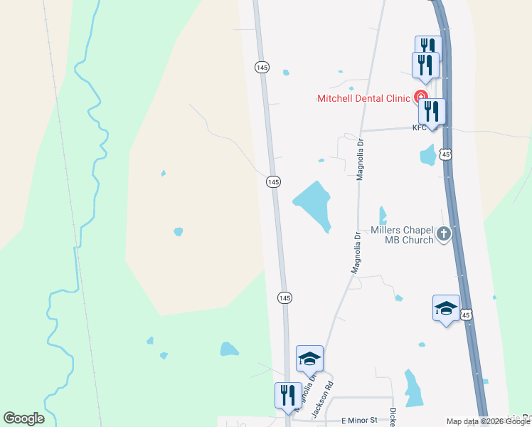 map of restaurants, bars, coffee shops, grocery stores, and more near in Macon