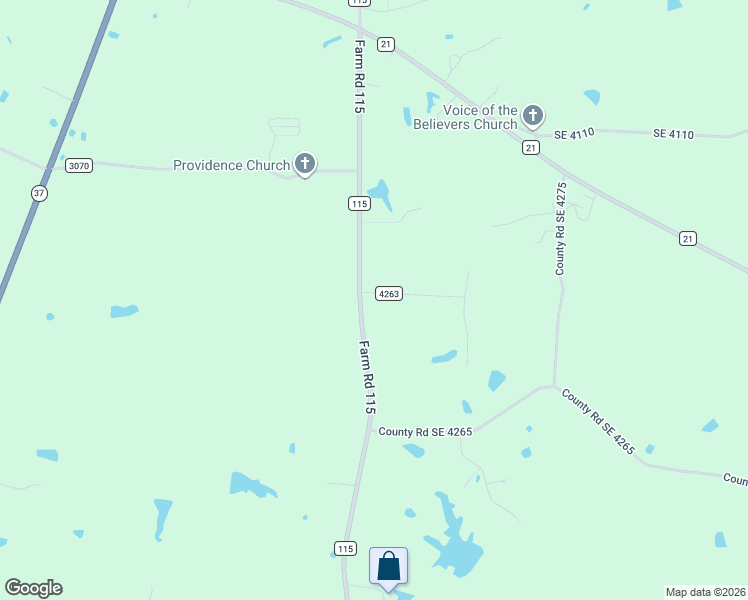 map of restaurants, bars, coffee shops, grocery stores, and more near 38 Quail Valley Road in Mount Vernon