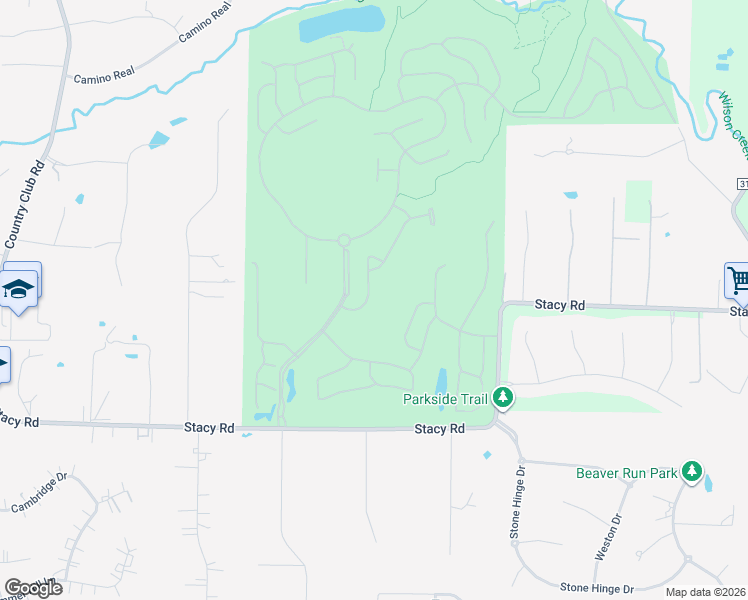 map of restaurants, bars, coffee shops, grocery stores, and more near 415 Long Cove Drive in McKinney