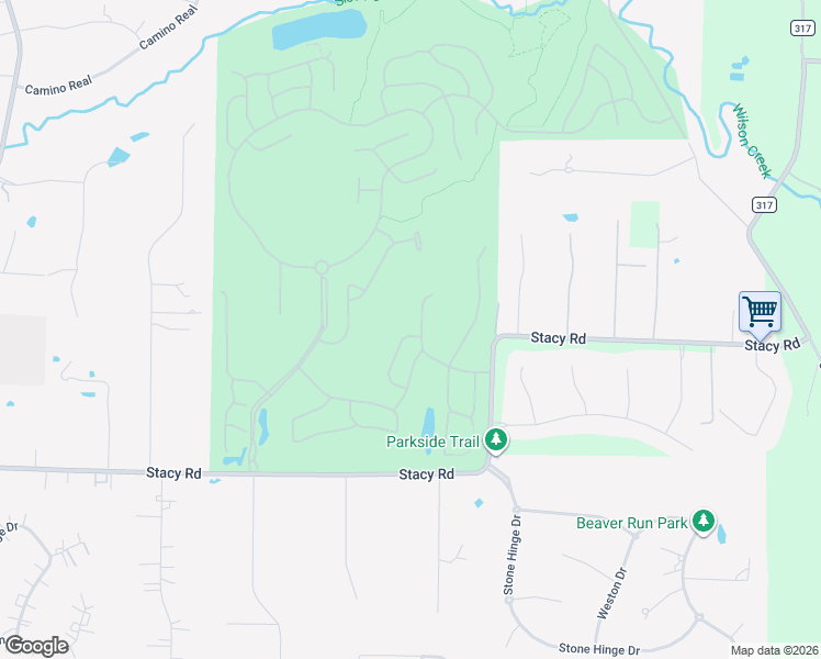 map of restaurants, bars, coffee shops, grocery stores, and more near 405 Saddleback Drive in Fairview