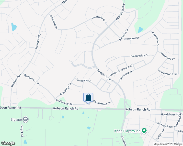 map of restaurants, bars, coffee shops, grocery stores, and more near 9609 Callaway Court in Denton