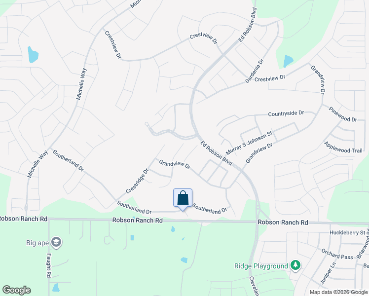 map of restaurants, bars, coffee shops, grocery stores, and more near 9609 Callaway Court in Denton