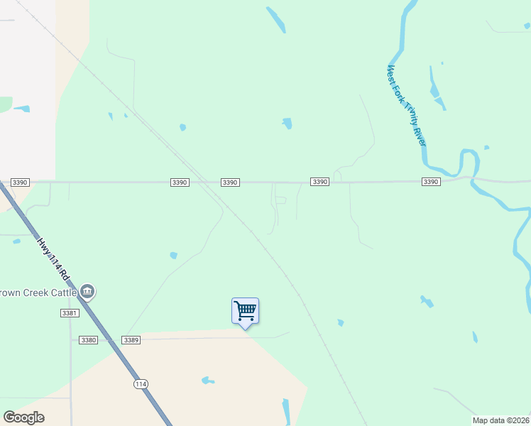 map of restaurants, bars, coffee shops, grocery stores, and more near 196 County Road 3389 in Paradise