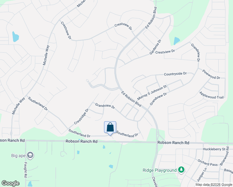 map of restaurants, bars, coffee shops, grocery stores, and more near 9609 Callaway Court in Denton