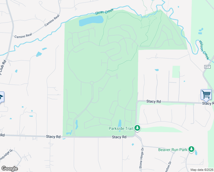 map of restaurants, bars, coffee shops, grocery stores, and more near 433 Long Cove Drive in McKinney