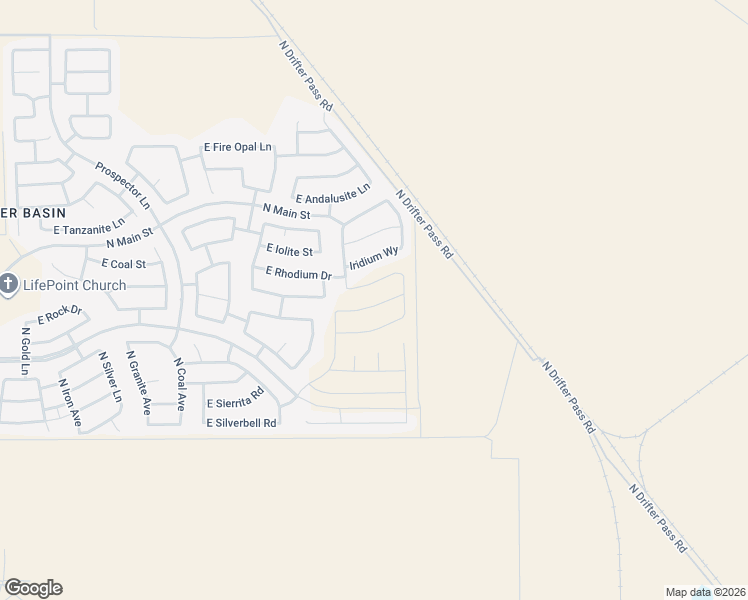 map of restaurants, bars, coffee shops, grocery stores, and more near 5266 East Emery Road in San Tan Valley