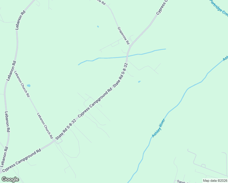 map of restaurants, bars, coffee shops, grocery stores, and more near 2001 Cypress Campground Road in Ridgeville