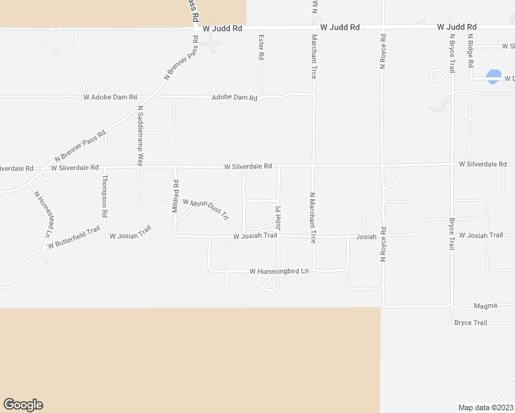 map of restaurants, bars, coffee shops, grocery stores, and more near 3825 West Moon Dust Trail in Queen Creek
