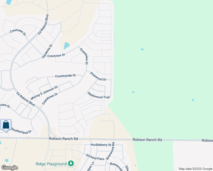 map of restaurants, bars, coffee shops, grocery stores, and more near 9401 Trailwood Drive in Denton