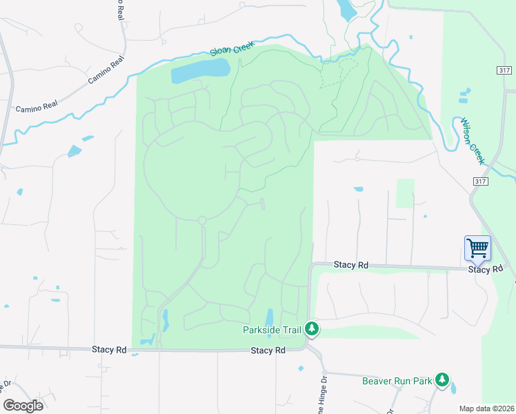 map of restaurants, bars, coffee shops, grocery stores, and more near 453 Long Cove Drive in McKinney