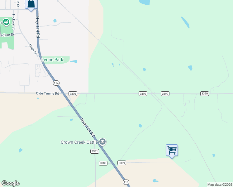 map of restaurants, bars, coffee shops, grocery stores, and more near 964 County Road 3390 in Paradise